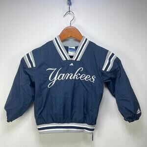 Vintage New York Yankees Adidas Windbreaker Jacket Youth 5/6